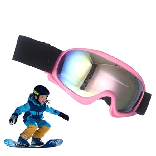 Schnee-Snowboardbrille für Kinder,Schneesportbrille - Skibrille mit UV-Schutz | Schneebrille, weiche Skibrille für Kinder von 3–10 Jahren von Generic