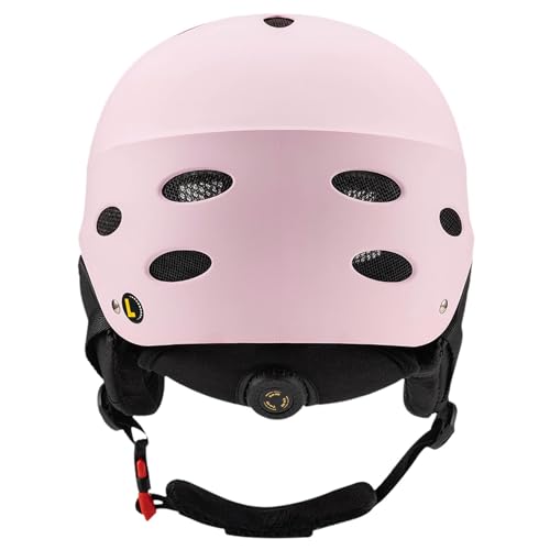 Schneeskihelm, Skizubehör, atmungsaktiv, bessere Dämpfung, Kopfbedeckung, Skateboardhelm für Skateboarding, Radfahren, Erwachsene, Rosa von Generic