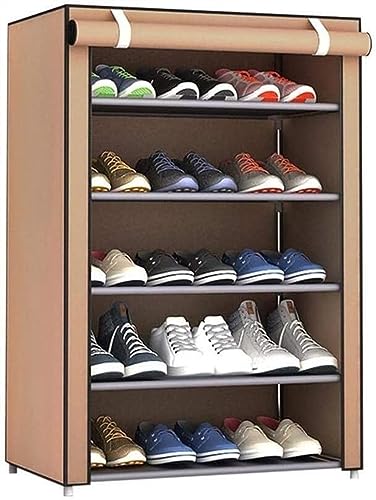 Schuhregal, staubdicht, groß, Vliesstoff, Schuhregal, Schuh-Organizer, für Zuhause, Schlafzimmer, Schlafsaal, Schuhregale, Regal von Generic