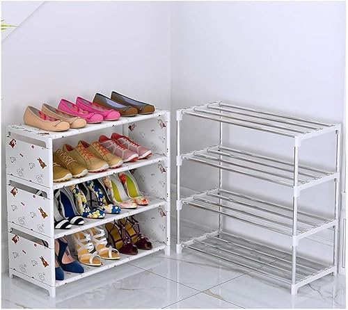 Schuhregal für das Wohnzimmer, Vliesstoff, für 12–18 Paar Schuhe, Abnehmbarer Schuh-Organizer von Generic