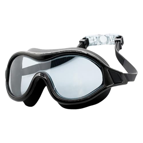 Schwimmbrille für Erwachsene, Schwimmbrille – High-Definition-Schwimmbrille mit Rundumschutz für Erwachsene, Anti-Beschlag- und auslaufsichere Schwimmbrille mit verstellbarer Passform von Generic