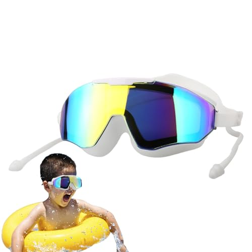 Schwimmbrillen für Kinder,Schwimmbrillen für Kinder - Schwimmbrille Antibeschlag Anti UV | Weite Sicht, kein Auslaufen, zusätzliche Silikonschicht, Schwimmbrille von Generic