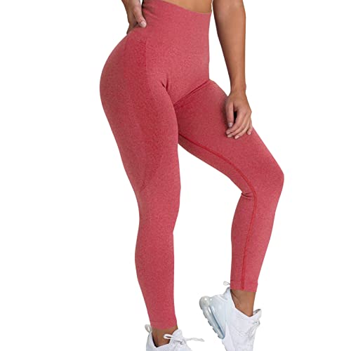 Scrunch Butt Leggings Damen High Waist, Yogahose Lang,Nahtlose Strumpfhose Damen Boom Booty Sporthose Seamless Push Up Freizeithose Blickdicht für Yoga Fitness Elegant Laufhose Sportleggins von Generic