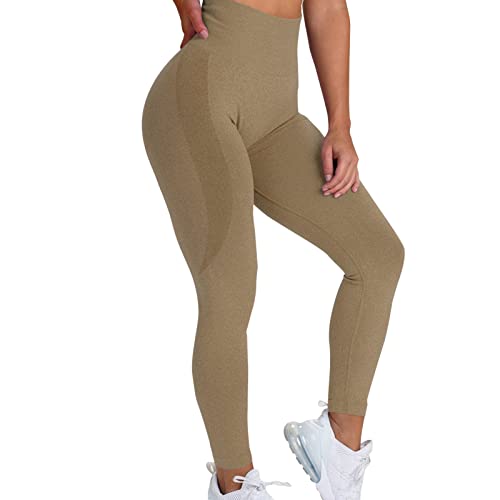 Scrunch Butt Leggings Damen High Waist, Yogahose Lang,Nahtlose Strumpfhose Damen Boom Booty Sporthose Seamless Push Up Freizeithose Blickdicht für Yoga Fitness Elegant Laufhose Sportleggins von Generic