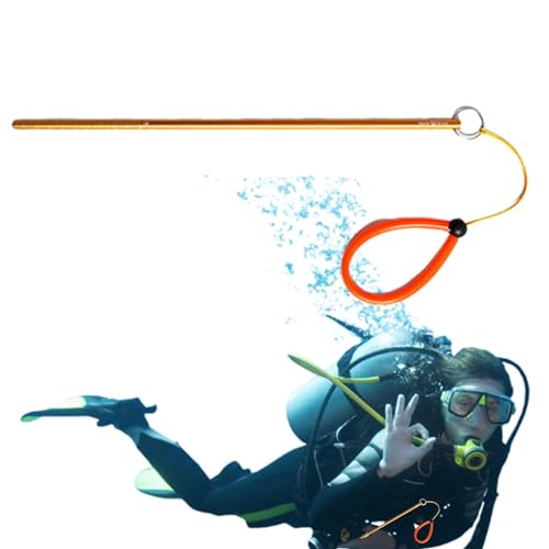 Scuba Noise Maker, Scuba Diving Stick, Robuster Stab aus Aluminiumlegierung, Tauchstab, Tauchausrüstung, Tragbarer Unterwasser-Geräuschmacher, Tauchzubehör für Tauchabenteuer unter Wasser von Generic