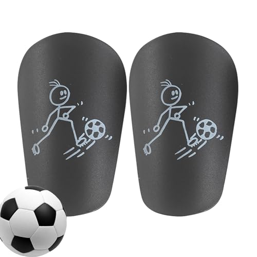 Shin Pads - Fußball -Schienbeinwächter | Shin Pads Football | 2 Shin Guards Fußball | Schutzfußballpolster | Atmungsaktives Schutzpad Fußballspiel Ausrüstung Kinderfußball Shin Pad von Generic