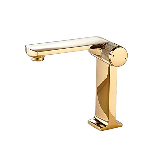 Shower Head Badezimmerarmaturen, Waschtischarmaturen, Waschbeckenarmatur, Messing, Badezimmer-Waschtischarmatur, Keramikspule, Waschtischarmaturen, Waschbecken, Badezimmer-Waschtischarmaturen, Gold von Generic