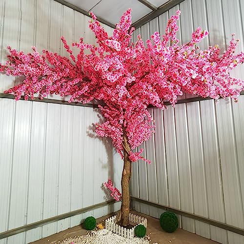 Simulation Plant, Artificial Cherry Blossom Tree, Handmade Fake Sakura Silk Flower Decoration for Office Bedroom Living Party DIY Wedding Decor 1.2x0.8m/3.9x2.6ft von Generic