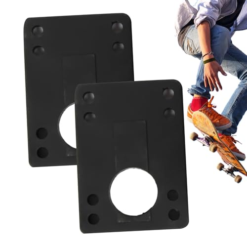 Skateboard-Stoßdämpfer – Skateboard-Stoßdämpfer, Winkelkeil-Pads | Gummi-Pads zur Vermeidung von Radbissen, stoßdämpfend, Rollbrett-Auflagen von Generic