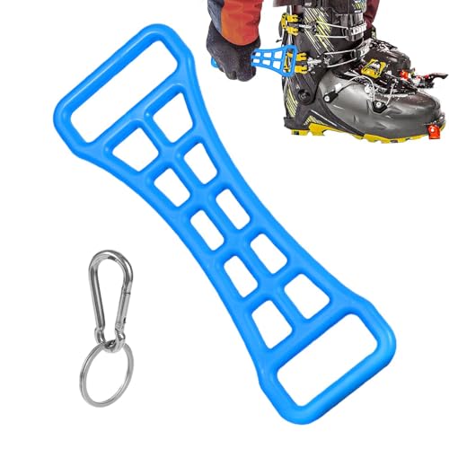 Ski Boot Buckle Aid, Ski -Stiefel -Sole Ice Scraper | Multifunktionales Werkzeug für Skifahrer, Straffung und Lockern von Skischuhschnallen von Generic