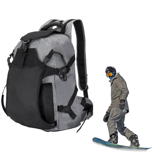 Skiausrüstungstasche, Skiaufbewahrungstasche | Multifunktionale Skihelmtasche | Großer Reiserucksack, Snowboard-Rucksack, Oxford-Stoff für Skihelm, Snowboard von Generic