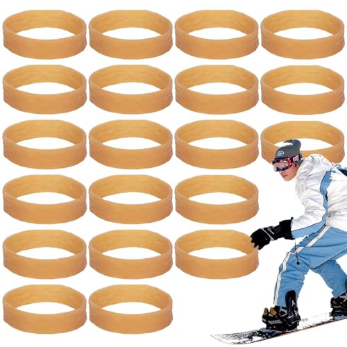 Skibremsen-Haltebänder,Ski-Gummibänder | 20X Gummi-Ski-Bremshalter - Snowboard-Bindungsgurte, Ski-Tuning-Set für Outdoor-Sportarten, verbessern Sicherheit und Spaß Skibremsen-Haltebänder,Ski-Gummibänder | 20X Gummi-Ski-Bremshalter - Snowboard-Bindungsgurte, Ski-Tuning-Set für Outdoor-Sportarten, verbessern Sicherheit und Spaß von Generic