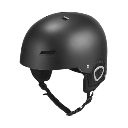 Skihelm, Schneehelm, Sporthelm, atmungsaktiv, bequem, Snowboardhelm, Skateboardhelm für Radfahren, Skateboard, Black M Skihelm, Schneehelm, Sporthelm, atmungsaktiv, bequem, Snowboardhelm, Skateboardhelm für Radfahren, Skateboard, Black M von Generic