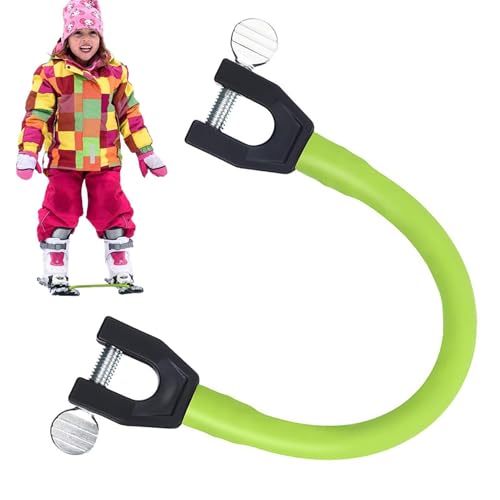 Skispitzenverbinder für Kinder – Skispitzenverbinder, tragbarer Snowboardverbinder | Tragbarer Ski-Anschluss, 4 Abstandshalter, Ski, Trainingshilfe, Ski-Trainingsausrüstung von Generic