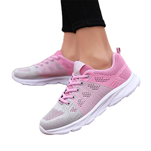 Sneaker Damen Sommer Walking Laufschuhe Mesh Fitness Turnschuhe Schwarz Gym Atmungsaktiv Freizeit Frauen Leicht Freizeitschuhe Sportschuhe Trainingsschuhe Walking Schuhe von Generic