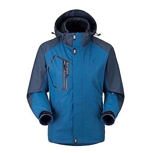 Snowboardjacke Herren Warm Gefüttert Skijacke Wasserdicht Softshell Jacke mit Kapuze Fleece Winterjacke Atmungsaktiv Funktionsjacke,XL-5XL Snowboardjacke Herren Warm Gefüttert Skijacke Wasserdicht Softshell Jacke mit Kapuze Fleece Winterjacke Atmungsaktiv Funktionsjacke,XL-5XL von Generic