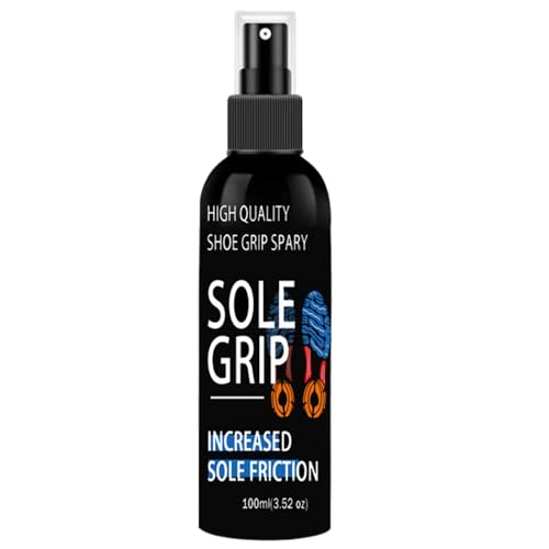 Sohlen-Griffspray – 100 Ml Sportschuhsohlen-Griffspray, Rutschfestes Schuhspray Für Basketball | Grip-Spray Für Basketballschuhe, Basketball-Sneaker-Grip-Enhancer, Sneaker-Grip-Spray Für Den Platz von Generic