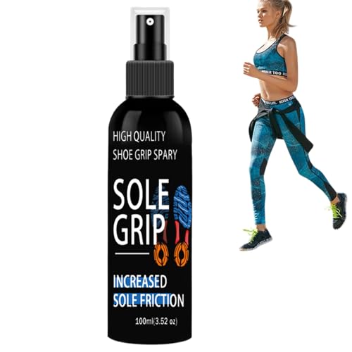 Sohlengriffspray | 100 ml Sport-Basketball-Schuhsohlenspray | Sportgriffverbesserung, Schuhtraktionsverstärker für Basketballschuhe von Generic