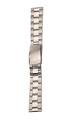 Solide Voll Edelstahl Uhr Band Armbanduhr Frauen Straps Herren Uhr Zubehör 16 18 20 22 24 26 28 30mm von Generic