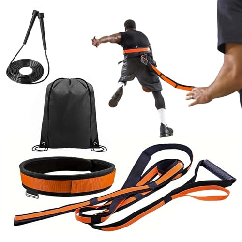 Spannseile für das Training,Bodyweight-Trainingsgurte,flexible Agility-Seile für Körpergewichtsübungen - Fitnessgeräte mit adjustable D-Ring-Verbindungen für Fußball, Fußball und Basketball von Generic