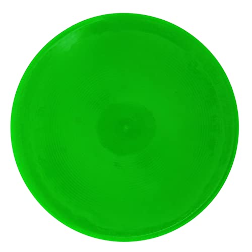 Spot-Marker, 10 Stück 9,1 Zoll PVC-Sportboden-Spots-Marker, Flache Scheibenmarkierung, Punktmarkierungen, Spots für Tennis, Fußball, Badminton und Andere Plätze (Green) von Generic