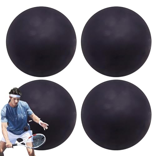 Squashball für Anfänger – 4er-Pack amerikanische Squashbälle aus Gummi, 4 kleine Squashbälle mit hoher Elastizität für Kinder | hohler Mini-Springball für das Training, gut sichtbarer hohler Gummiball Squashball für Anfänger – 4er-Pack amerikanische Squashbälle aus Gummi, 4 kleine Squashbälle mit hoher Elastizität für Kinder | hohler Mini-Springball für das Training, gut sichtbarer hohler Gummiball von Generic