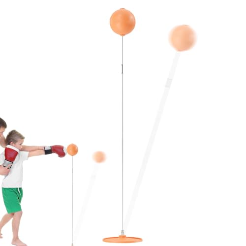 Stehender Boxsack – Boxreflexball, Dieser Boxreflexball Bietet DREI Höhen Zur Auswahl | Boxtrainingsausrüstung, Sporttrainer, Koordinationstrainingsset von Generic