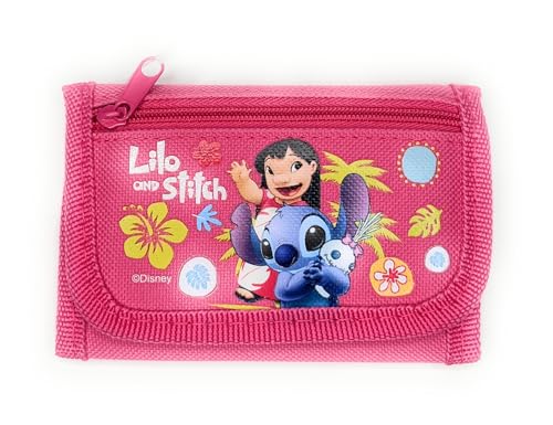 Stitch and Lilo One Trifold Wallet, Pink, Dreifach gefaltete Brieftasche von Generic