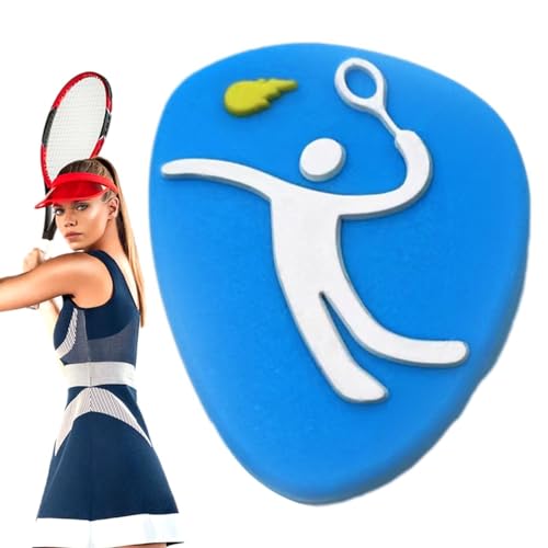 Stoßdämpfer für Tennis-Schwingungen | schützender Stoßdämpfer für Tennisschläger aus Silikon | Dekorative Tennis aus Cartoon zum Schutz der Schläger Gelenke von Generic