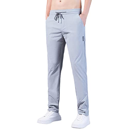Stretch Jogginghose für Männer Sweathose Fit Geradem Schnitt Freizeithose Sommer Outdoor Leicht Trainingshose mit Kordelzug Relaxing Hose Trainingshose Fitnesshose Stretch Jogginghose für Männer Sweathose Fit Geradem Schnitt Freizeithose Sommer Outdoor Leicht Trainingshose mit Kordelzug Relaxing Hose Trainingshose Fitnesshose von Generic