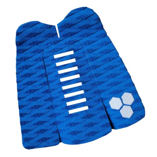 Surfboard Grip Traction Pad,Surfboard Grip Pad, Deckgriffe für Surfbrett | Deckgriffe für Surfbrett, selbstklebendes professionelles Schwanzpolster, rutschfeste Deckgriffmatte für Funboard-Fischbr von Generic