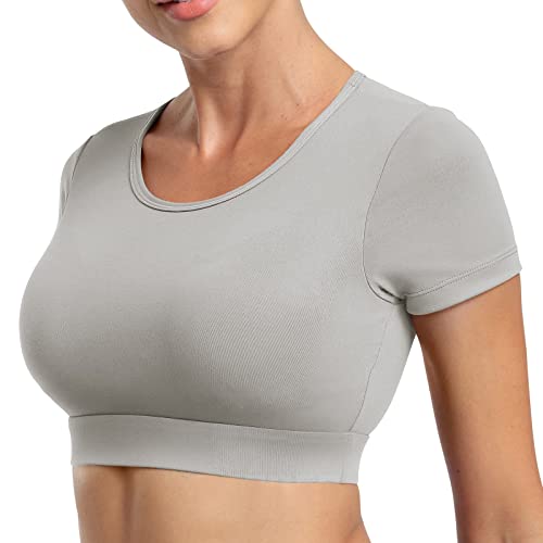 T-Shirt Damen Crop Top Langarm Sportshirt Sexy Sport Oberteil Bauchfrei Sommer Laufshirt Funktionsshirt Atmungsaktiv Leicht Yoga Fitness Shirts Schnelle Trockene Sporttop T-Shirt Damen Crop Top Langarm Sportshirt Sexy Sport Oberteil Bauchfrei Sommer Laufshirt Funktionsshirt Atmungsaktiv Leicht Yoga Fitness Shirts Schnelle Trockene Sporttop von Generic