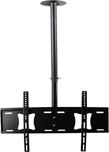 TV Bracket TV-Tisch, Multifunktions-TV-Deckenhalterung, verstellbare Halterung, passend für die meisten LED-Plasma-Flachbildschirme von 32 bis 75 Zoll, bis zu 154 Pfund, 720 x 430 mm, schwarzer von Generic