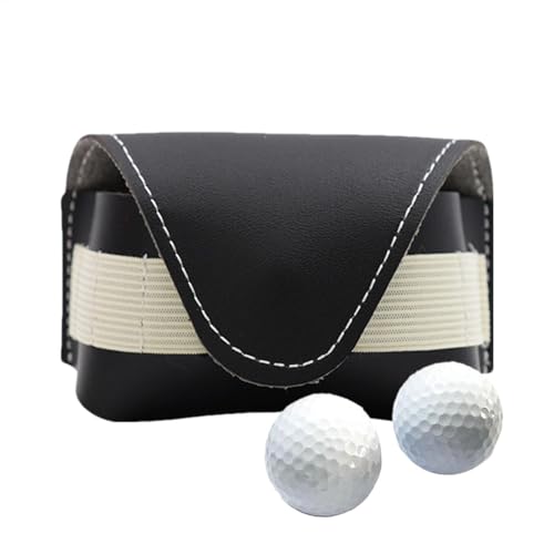 Taillen-Golftasche – Golfballtasche zur Aufbewahrung | Tragbare Golfball-Hüfttasche | Mini-Taillentasche für Golfbälle | Robuster Golfballhalter für Sportzubehör, leicht zu tragende Golftasche für Spi von Generic