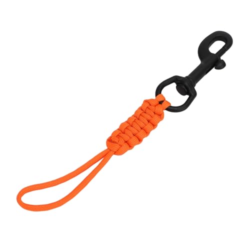 Tauch-Lanyard, Verschleißfeste Spule für Manometer, Taschenlampen und Ausrüstung auf BCD, Zum Tauchen und für Outdoor-Sportarten (ORANGE) von Generic