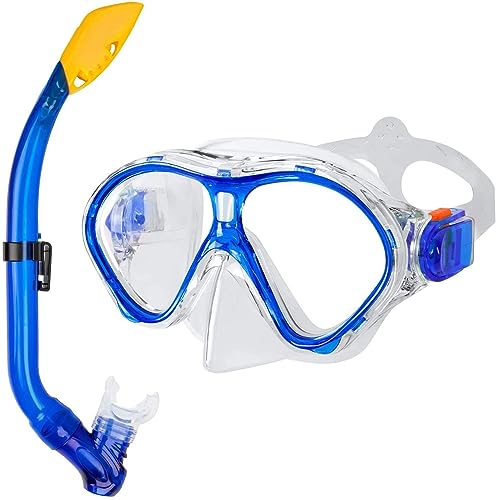 Taucherbrille mit Dry Schnorchel, Schnorchelset Kinder Kinder Schnorcheln Set Taucherbrille mit Dry Schnorchel, Schnorchelset Kinder Kinder Schnorcheln Set von Generic
