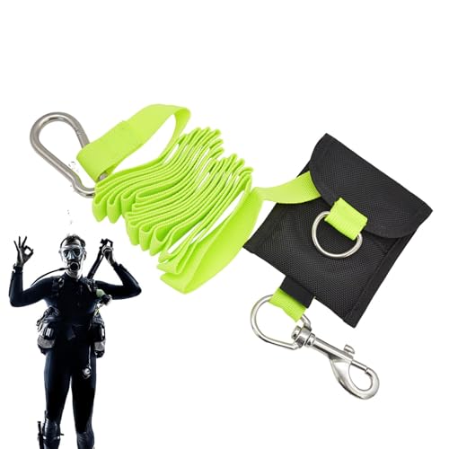 Taucherschnur, Taucherschnur, Taucherleine 8,5 m | Zubehör für Tauchen, Anti-Verlust-Lanyard mit Karabiner, Tauchwerkzeug von Generic