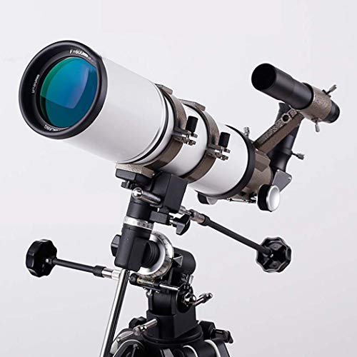 Telescope Brennweite 600 mm, 90-Grad-Ganztagesspiegel, tragbares Refraktor-Teleskop – vollständig beschichtete Glasoptik – ideales Teleskop für Anfänger, 6 x 30 Sucher Telescope von Generic