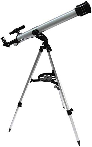 Telescope Teleskope 525-faches Einrohr-Astronomisches Teleskop 60700 Refraktor-Teleskop für Sternenbeobachtung und Astronomie-Anfänger mit Stativ aus Aluminiumlegierung Telescope von Generic