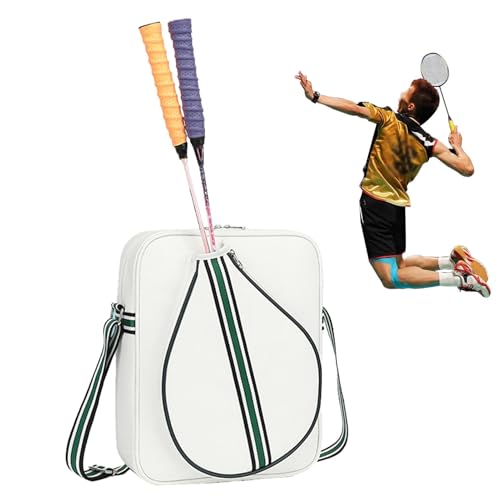 Tennisgrifftasche, Tennisschlägertasche, Cross-Tennistasche mit verstellbarem Gurt, große Kapazität, Schlägertasche für Männer und Frauen, für Reisen im Freien von Generic