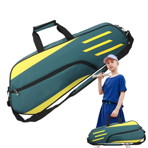 Tennistasche für 3 Schläger – wasserdichte Badminton-Organizer-Tasche, wasserdichte Schultertasche, Badminton-Abdeckung, Schlägerballtasche ein von Generic