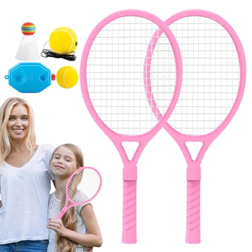 Tennistrainer-Rebound-Ball, Tennistrainer-Set | Interaktive Spielzeug-Rebound-Ball-Tennisschläger,Übungsausrüstung, Eltern-Kind-Aktivitäten für Anfänger, Kinder, Jungen und Mädchen von Generic