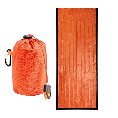 Thermoschlafsack, Thermosack, Wasserdichter Outdoor-Schlafsack, Tragbare Thermodecke, Überlebensausrüstung für Outdoor-Camping, Wandern und Reisen von Generic