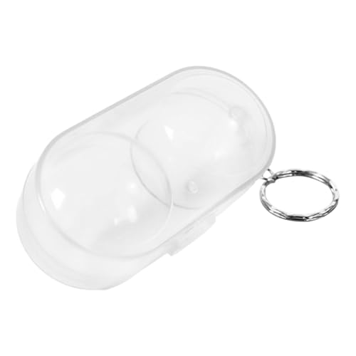 Tischtennisball Halter mit Kette - Robuste Aufbewahrungsbox für 2 Bälle | Hochfeste pings Pong Ballbox für Erwachsene Spieler, Kompakte Tischtennis Aufbewahrung für Training, Turniere und Freizeitspie Tischtennisball Halter mit Kette - Robuste Aufbewahrungsbox für 2 Bälle | Hochfeste pings Pong Ballbox für Erwachsene Spieler, Kompakte Tischtennis Aufbewahrung für Training, Turniere und Freizeitspie von Generic