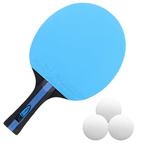 Tischtennisschläger, Tischtennisschläger, Tischtennisschläger | Professioneller Tischtennisschläger mit langem Griff mit Gummibeschichtung, robuster Tischtennisschläger für Anfänger, Fortgeschrittene Tischtennisschläger, Tischtennisschläger, Tischtennisschläger | Professioneller Tischtennisschläger mit langem Griff mit Gummibeschichtung, robuster Tischtennisschläger für Anfänger, Fortgeschrittene von Generic