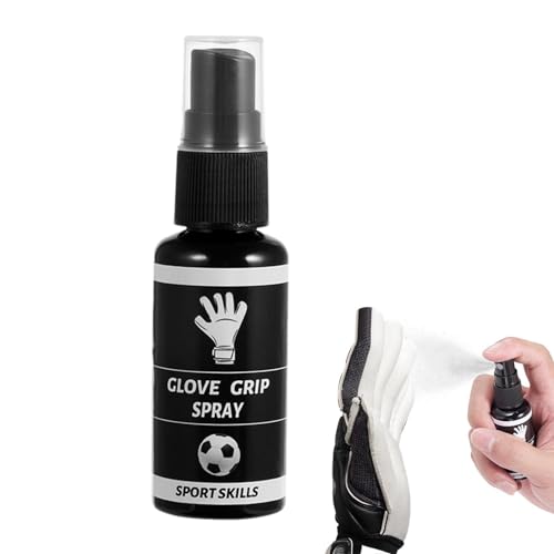 Torwart-Griffspray – Anti-Rutsch-Spray Für Fußballhandschuhe | 30 Ml Handschuhreiniger-Klebespray, Fußballhandschuh-Klebemittel Für Baseba-Schlaghandschuhe Als Ergänzung von Generic