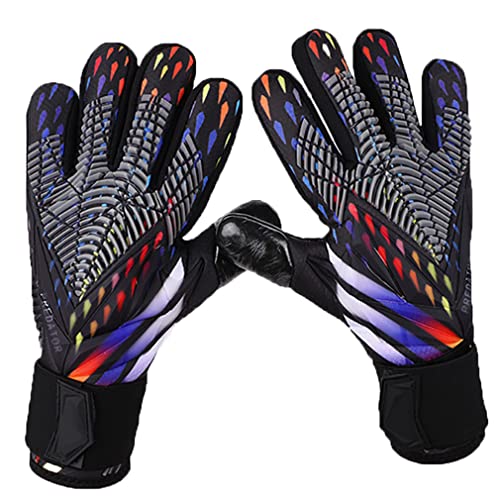 Torwarthandschuhe mit Fingersave, Jugend Größe 6/7/8/9/10, rutschfest, abriebfest - kompletter Handgelenkschutz - Ideale Fußball Torwarthandschuhe Torwarthandschuhe mit Fingersave, Jugend Größe 6/7/8/9/10, rutschfest, abriebfest - kompletter Handgelenkschutz - Ideale Fußball Torwarthandschuhe von Generic