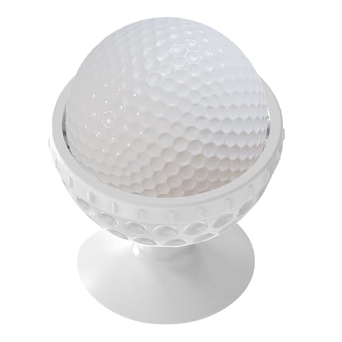 Tragbare Golfballwaschanlage, tragbarer Golfballreiniger, Saugnapf-Unterseite, weicher Silikon-Golfballreiniger, Tragbares Golfzubehör, multifunktionaler Reinigungsbürsten-Golfballständer für eine eff von Generic