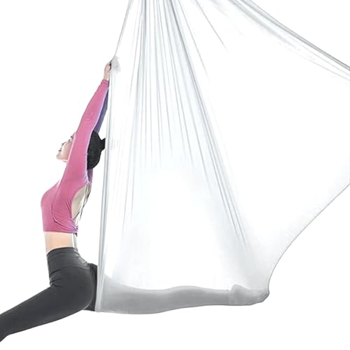 Trapez-Yoga-Handtuch – Aerial Yoga Swing, Trapezschaukel | 5 -Hängematte, hängende Yoga-Schaukel, Yoga-Tuch für Erwachsene, 196,85 Zoll von Generic