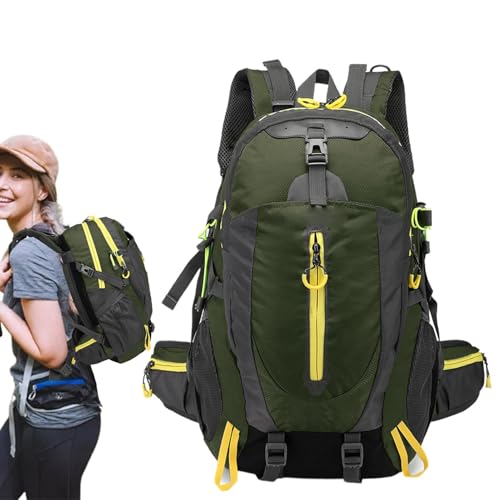 Trinkrucksäcke, wasserdichter Wanderrucksack | Leichter Reiserucksack zum Wandern, wasserdichter Rucksack für Outdoor-Sport, große College-Schultasche zum Wandern von Generic